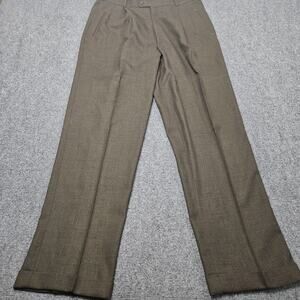 Greg Peters Dress‎ Pants Size 36 (36x34) Beige 100% Pure Wool Crease Office